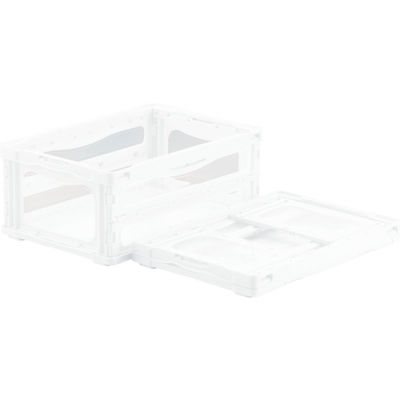 三甲 サンコー 折りたたみコンテナー 559140 マドコンライトOー30Bホワイト SKMLO-O-30B-WH 1個 469-8991（直送品）