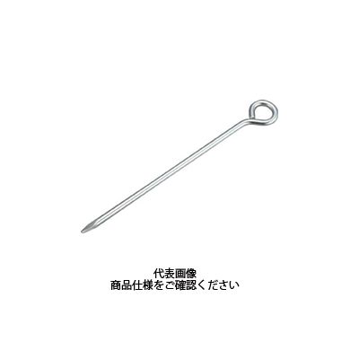 トラスコ中山 TRUSCO ロープ止め丸型6×150mm ユニクロ (100本入) TRM-615-100P 1箱(100本)（直送品）