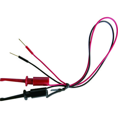 テイシン電機 テイシン ジャンバーテストリード 25cm チェックピン⇔ICクリップS 2本入 TLA-51 1袋(2本) 471-0738（直送品）