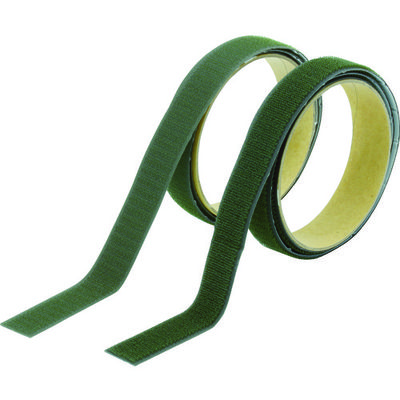 トラスコ中山 TRUSCO マジックテープ[[R下]]強粘着幅25mm長さ1mOD(1巻=1セット) TMSD-25-OD 1セット(1組)（直送品）