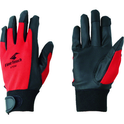 アトム ファインタッチ レッド LL 2027R-LL 1双 472-8351（直送品）