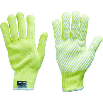 トワロン まとめ買い 耐切創手袋 ケブラーKー10G うす手スベリ止付 L (10双入) K-10GS-L 1袋(10双)（直送品）