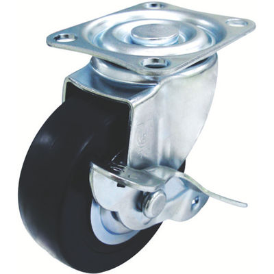 トラスコ中山 TRUSCO キャスター TYSシリーズ 自在 SP付 ゴム車75mm TYSB-75 1個 474-8247（直送品）