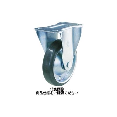 トラスコ中山 TRUSCO キャスター TYSシリーズ 固定 ゴム車100mm TYSK-100 1個 474-8310（直送品）
