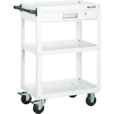 トラスコ中山 TRUSCO ツールワゴン イーグルワゴン 750X500XH880 引出付 ヤンググリーン EGW-973V-YG 1台（直送品）