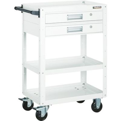 トラスコ中山 TRUSCO ツールワゴン イーグルワゴン 750X500XH880 引出付 ヤンググリーン EGW-973V2-YG 1台（直送品）