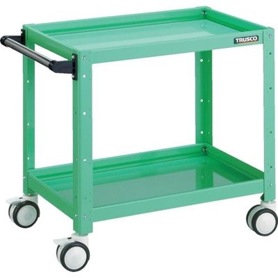 トラスコ中山 TRUSCO バーディワゴン 600×400×H600 ウレタン双輪 ヤンググリーン BDW-662D-YG 1台（直送品）