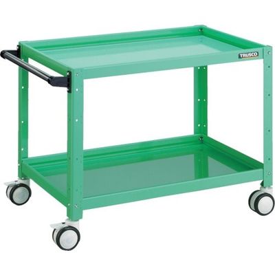 トラスコ中山 TRUSCO バーディワゴン 750×500×H600 ウレタン双輪 ヤンググリーン BDW-672D-YG 1台（直送品）