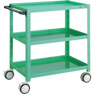 トラスコ中山 TRUSCO バーディワゴン 750×500×H740 ウレタン双輪 ヤンググリーン BDW-773D-YG 1台（直送品）