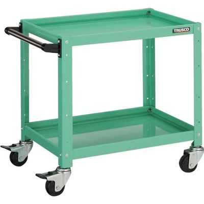 TRUSCO ツールワゴン バーディワゴン 600X400XH600 ウレタン車輪 ヤンググリーン BDW-662U-YG 1台（直送品）