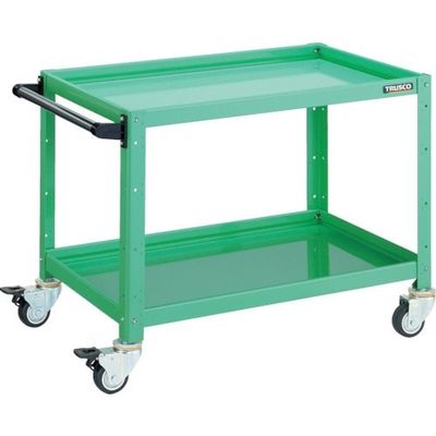 TRUSCO ツールワゴン バーディワゴン 750X500XH600 ウレタン車輪 ヤンググリーン BDW-672U-YG 1台（直送品）