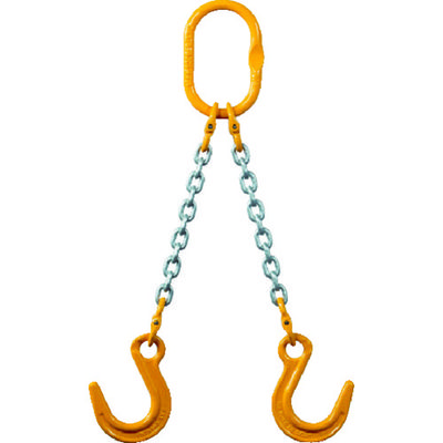 象印 チェーンスリング100(アイタイプ)荷重2.7t線径7.1mm L1.5m(2ーMFFーYNー7.1) 2-MFF-YN-7.1 1台（直送品）