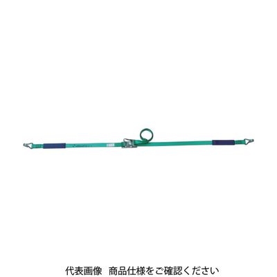 オールセーフ allsafe ベルト荷締機 ラチェット式ナローフック仕様(中荷重) R3N1X4.5 1台(1個) 479-5032（直送品）