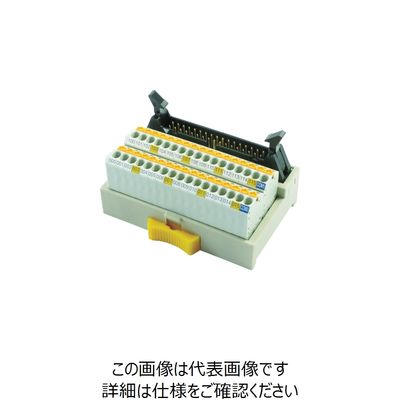 東洋技研 TOGI スプリングロック式コネクタ端子台 極数34 PCX-1H34-TB34-K1 1個 479-8147（直送品）