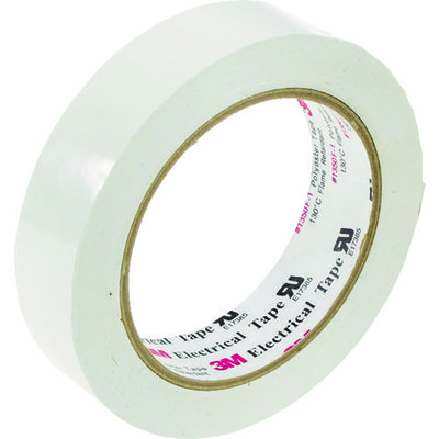 東研化工 3M ポリエステル電気絶縁テープ 1350白 25mmX66m 1350FW-1 25 1巻 479-9291（直送品）