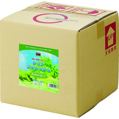トラスコ中山 TRUSCO 除菌・消臭剤シュアフォレッシュ パックインボックス10L TDDE-10 1個(1本) 482-1301（直送品）