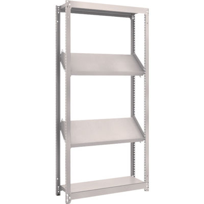 トラスコ中山 TRUSCO スチールラック M1.5型棚 900X300XH1800 4段 傾斜2段 M1.5-6334K2 1台（直送品）