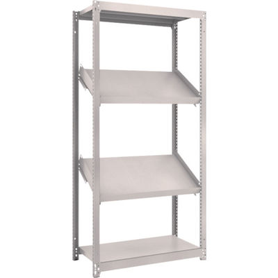 トラスコ中山 TRUSCO スチールラック M1.5型棚 900X450XH1800 4段 傾斜2段 M1.5-6344K2 1台（直送品）