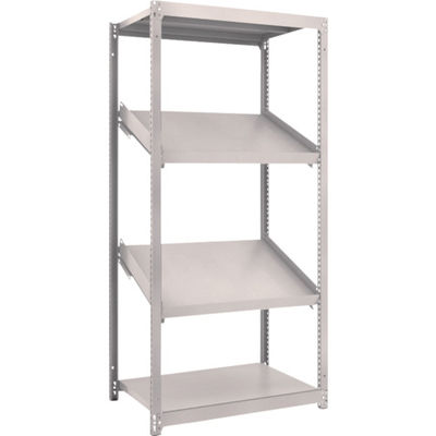 トラスコ中山 TRUSCO スチールラック M1.5型棚 900X600XH1800 4段 傾斜2段 M1.5-6364K2 1台（直送品）