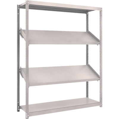 トラスコ中山 TRUSCO スチールラック M1.5型棚 1500X450XH1800 4段 傾斜2段 M1.5-6544K2 1台(1個)（直送品）