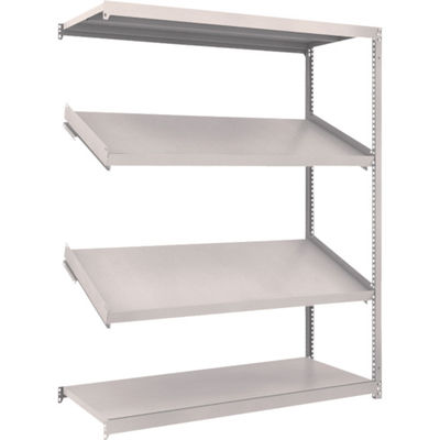 TRUSCO スチールラック M1.5型棚 1500X600XH1800 4段 傾斜2段 連結 M1.5-6564K2B 1台(1個)（直送品）