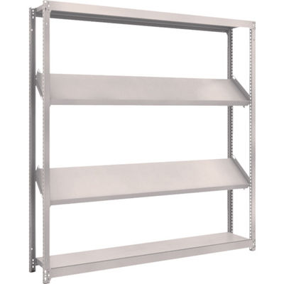 トラスコ中山 TRUSCO スチールラック M1.5型棚 1800X300XH1800 4段 傾斜2段 M1.5-6634K2 1台(1個)（直送品）