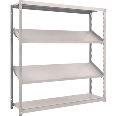 トラスコ中山 TRUSCO スチールラック M1.5型棚 1800X450XH1800 4段 傾斜2段 M1.5-6644K2 1台(1個)（直送品）