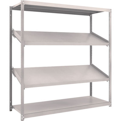 トラスコ中山 TRUSCO スチールラック M1.5型棚 1800X600XH1800 4段 傾斜2段 M1.5-6664K2 1台(1個)（直送品）