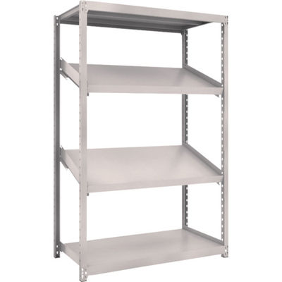 トラスコ中山 TRUSCO スチールラック M2型棚 1200X600XH1800 4段 傾斜2段 M2-6464K2 1台(1個)（直送品）