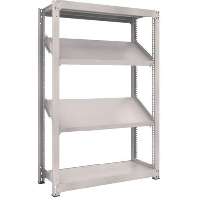 トラスコ中山 TRUSCO スチールラック M3型中量棚 1200X471XH1800 4段 傾斜2段 M3-6454K2 1台(1個)（直送品）