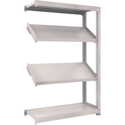 TRUSCO スチールラック M3型中量棚 1200X471XH1800 4段 傾斜2段 連結 M3-6454K2B 1台(1個)（直送品）