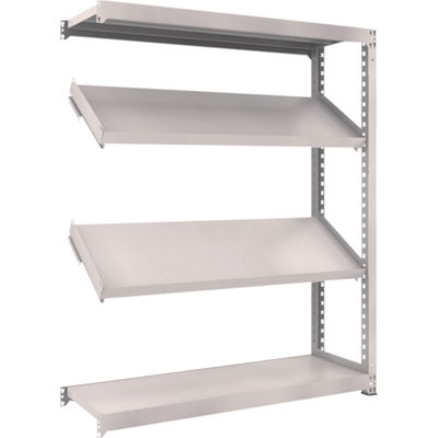 TRUSCO スチールラック M3型中量棚 1500X471XH1800 4段 傾斜2段 連結 M3-6554K2B 1台(1個)（直送品）