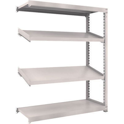 TRUSCO スチールラック M3型中量棚 1500X571XH1800 4段 傾斜2段 連結 M3-6564K2B 1台(1個)（直送品）