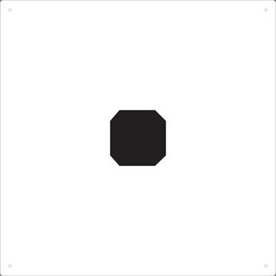 トラスコ中山 TRUSCO 表示板 アルファベット「点」 420X420 TAEH-TN 1枚 487-6580（直送品）