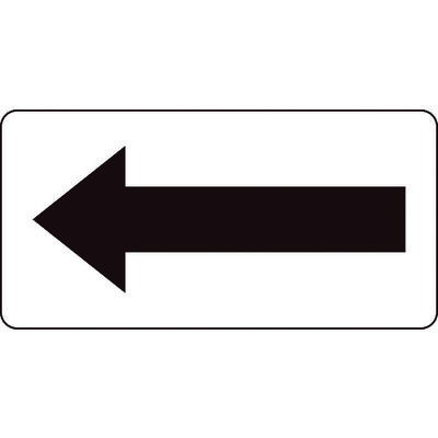 トラスコ中山 TRUSCO 配管用ステッカー 方向表示 透明地矢印 40X80 黒 10枚入 TPS-TYMBK 1組(10枚) 487-7969（直送品）