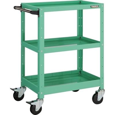 TRUSCO ツールワゴン バーディワゴン 600X400XH880 浅2深1段 ヤンググリーン BDW-963F1-YG 1台（直送品）