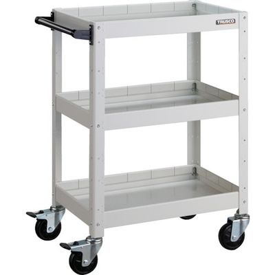 トラスコ中山 TRUSCO ツールワゴン バーディワゴン 600X400XH880 深3段 ホワイト BDW-963F3-W 1台（直送品）
