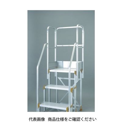 トラスコ中山 TRUSCO 作業用踏台用スタンション手すり 背面補強バー H=1100用 TSF-P7B11H 1セット 487-9732（直送品）