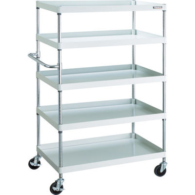 トラスコ中山 TRUSCO ツールワゴン フェニックスワゴン 省音 900X600XH1500 5段 ホワイト PEW-1595-W 1台（直送品）