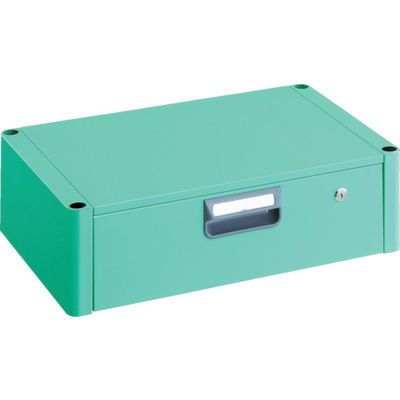 トラスコ中山 TRUSCO ツールワゴン フェニックスワゴン 1段引出 600X400 ヤンググリーン PEW-64V-YG 1台（直送品）