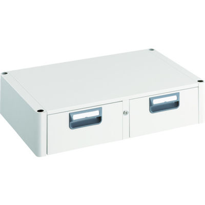 トラスコ中山 TRUSCO ツールワゴン フェニックスワゴン 2列引出 750X500 ホワイト PEW-75W-W 1台 488-2989（直送品）