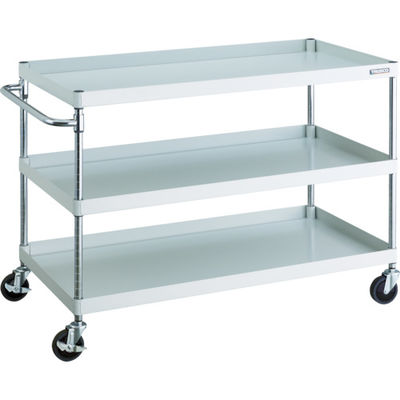 トラスコ中山 TRUSCO ツールワゴン フェニックスワゴン 省音 1200X600XH880 3段 ホワイト PEW-9123-W 1台（直送品）