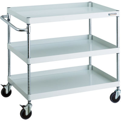 トラスコ中山 TRUSCO ツールワゴン フェニックスワゴン 省音 900X600XH880 3段 ホワイト PEW-993C-W 1台（直送品）