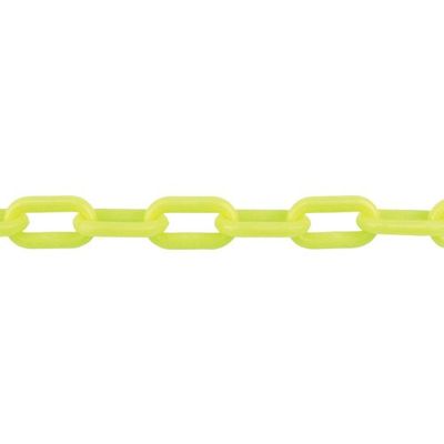 トラスコ中山 TRUSCO プラチェーン 蛍光イエロー 8MMX3M TPCB8-3LY 1本 488-8774（直送品）