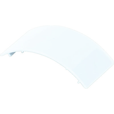 トラスコ中山 TRUSCO 配線カバーコネクターエンドタイプ 幅50 TRD50E-W 1個 488-9291（直送品）