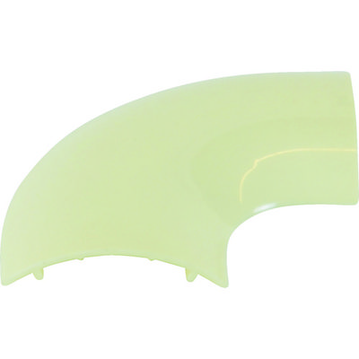 トラスコ中山 TRUSCO 配線カバーコネクターフタ Uタイプ 幅50 TRD50U-IV 1個 488-9371（直送品）