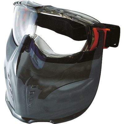 トラスコ中山 TRUSCO セーフティゴーグル バイザー付 密閉タイプ TSG-501MV 1個 488-9789（直送品）