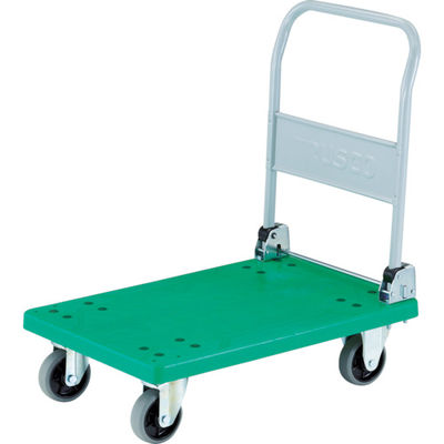 トラスコ中山 TRUSCO 樹脂台車 グランカート 折りたたみ 800X535 ウレタン TP-801U 1台 489-3085（直送品）
