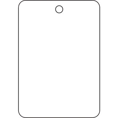 トラスコ中山 TRUSCO 白無地板 長角型 5枚組 65X45X2.5厚 T459-30 1組(5枚) 489-5223（直送品）