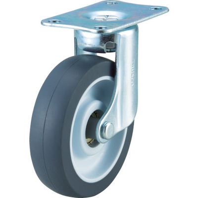 トラスコ中山 TRUSCO こまわり君Weego専用 省音自在キャスターφ75 オフホワイト TYEF-75ELB-WC-OW 1個 489-5614（直送品）